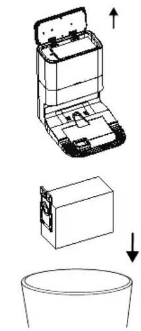 MEDION X50 SW (MD 20004) - Pulizia del contentitore della polvere della base - 1