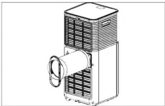 MEDION MD 37215 - Abluftschlauch montieren - 4