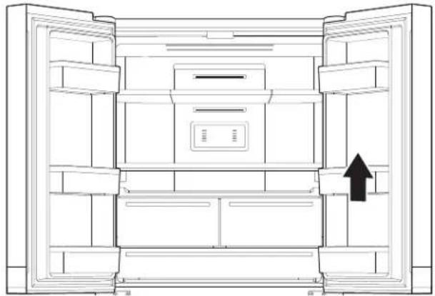 WHIRLPOOL WQ9 M2L - Separatorul pentru cutiile de uşă (la unele modele) - 1