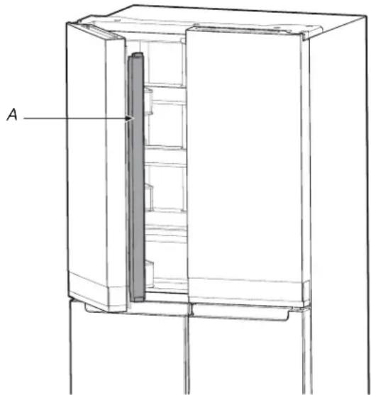 WHIRLPOOL WQ9 M2L - Cómo abrir y cerrar las puertas - 1