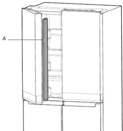 WHIRLPOOL WQ9 M2L - Öffnen und Schließen der Türen - 1