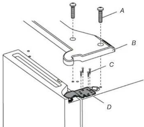 WHIRLPOOL WQ9 M2L - Rechte Tür entfernen - 1