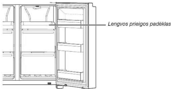 Lengvos prieigos padéklas