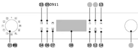 SAMSUNG NV7B44205AS - Panel de control - 1