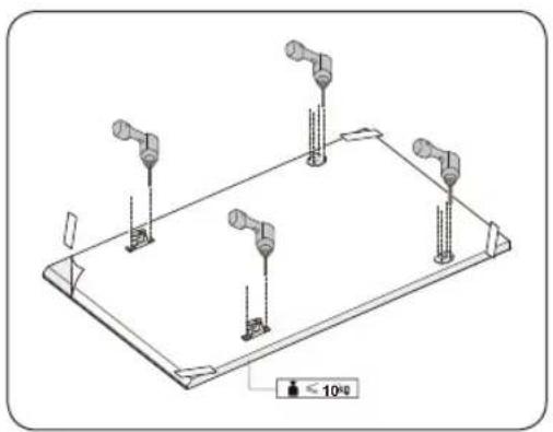 SAMSUNG DW60A8050UB - Modèles FBI (FBI Sliding, DW60A80\*\*IB) (coulissants complètement encastrables) - 2