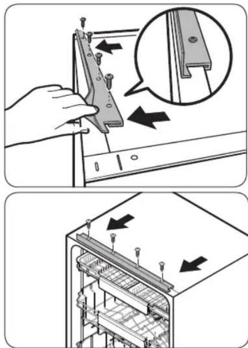 SAMSUNG DW60A8050UB - STEP 6 Install the trim - 2