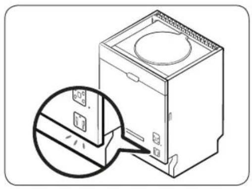 SAMSUNG DW60A8050UB - Info-Leuchte - 1