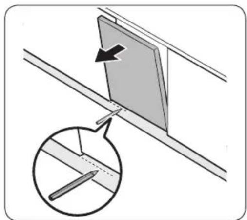 SAMSUNG DW60A8050UB - Plinthe - 1
