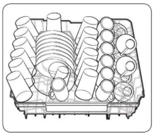 SAMSUNG DW60A8050UB - De vouwpennen gebruiken - 2