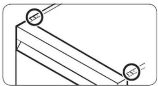 SAMSUNG DW60A8050UB - Aan het aanrecht met de beugels - 1