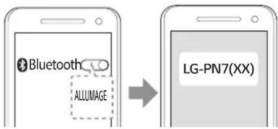 LG XBOOM Go PN7 - Activez l'appairage de votre appareil avec le périphérique bluetooth - 2
