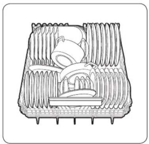 SAMSUNG DW60A8050U1 - Lower rack - 1
