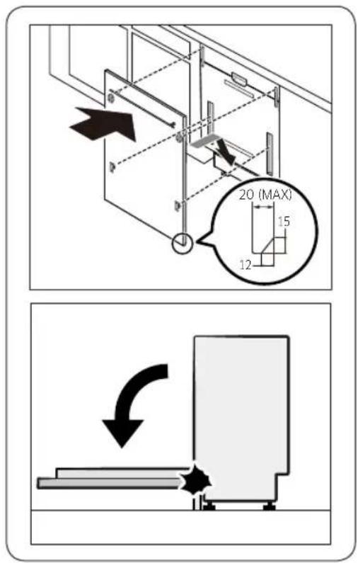 SAMSUNG DW60A8050U1 - Installazione - 2
