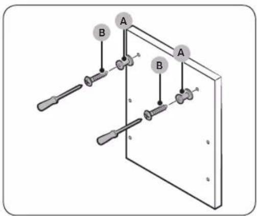 SAMSUNG DW60A8050FB - PASSAGGIO 5 Installare il pannello decorativo (per i modelli ad incasso) - 2