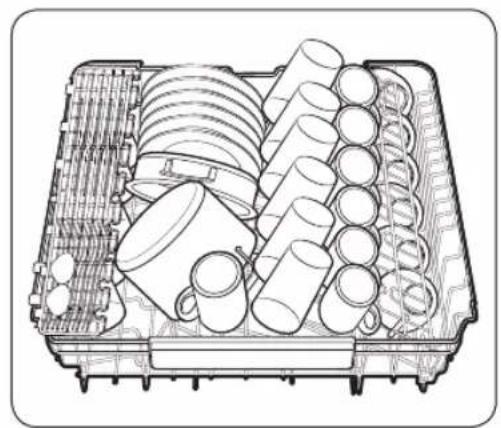 SAMSUNG DW60A8050FB - Cestello superiore - 2