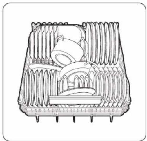 SAMSUNG DW60A8050FB - Cestello inferiore - 1