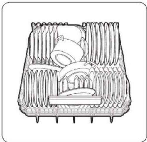 SAMSUNG DW60A8050FB - Dolny kosz - 1