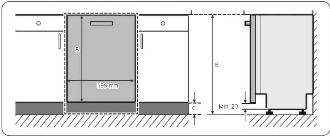 SAMSUNG DW60A8050FB - Modelos FBI (FBI corredizo, DW60A80\*\*IB) - 1