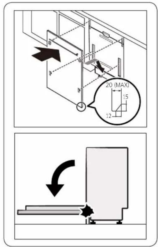 SAMSUNG DW60A8050FB - Installazione - 2