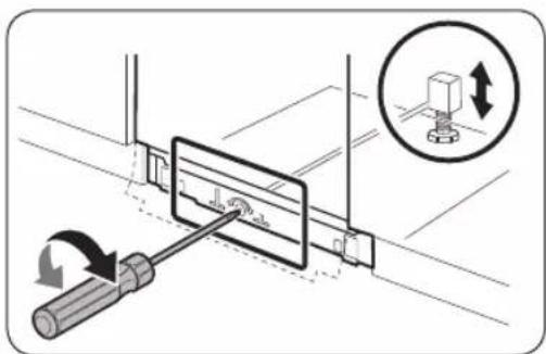 SAMSUNG DW60A8050FB - STEP 7 Level the dishwasher - 2
