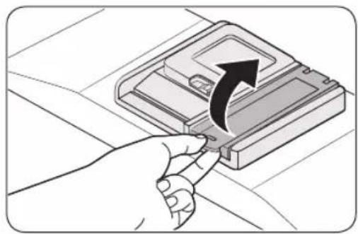 SAMSUNG DW60A8050FB - Filling the rinse aid - 1