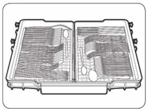 SAMSUNG DW60A8050FB - Bandeja superior - 2