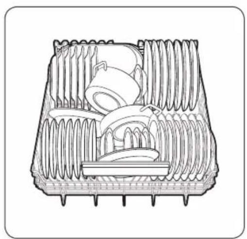 SAMSUNG DW60A8050FB - Panier inférieur - 1