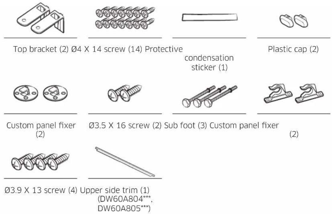 SAMSUNG DW60A8050FB - Installation - 1