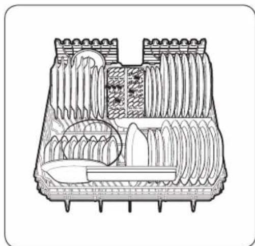 SAMSUNG DW60A8050FB - Cestello inferiore - 2