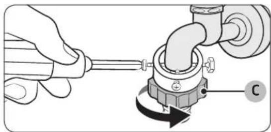 SAMSUNG WW10T684DLH - Raccordement à un robinet d'eau non filtré - 4