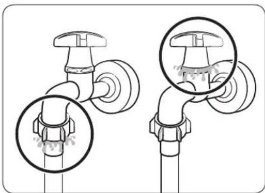 SAMSUNG WW10T684DLH - ÉTAPE 4 Raccordement du tuyau d'eau - 3