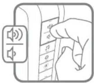 HONEYWELL RDWL313P2000 - Adjust the Volume - 1