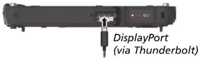 DisplayPort (via Thunderbolt)