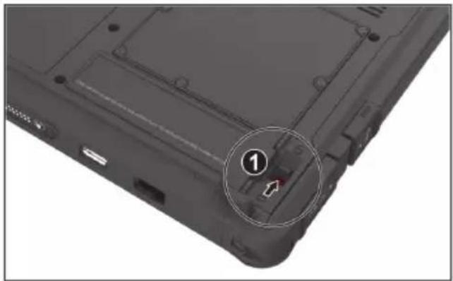 Getac F110 G6 - Remplacement du module SSD - 1