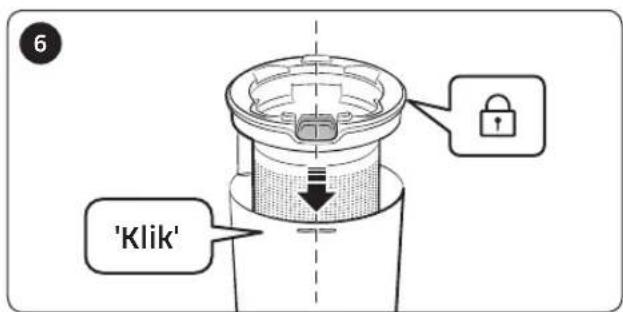 SAMSUNG Jet 90 elite - De stofopvangbak legen en schoonmaken - 7