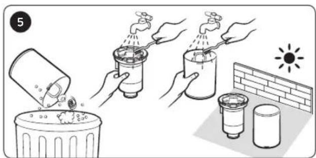 SAMSUNG Jet 90 elite - Vider et nettoyer le réservoir de poussière - 4