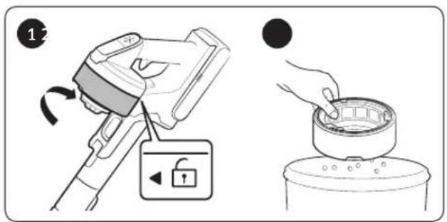 SAMSUNG Jet 90 elite - Filtre à poussière ultra fine - 1