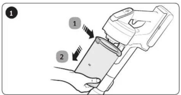 SAMSUNG Jet 90 elite - De stofopvangbak legen en schoonmaken - 1