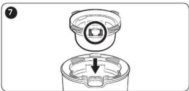 SAMSUNG Jet 70 light - Vider et nettoyer le réservoir de poussière - 5