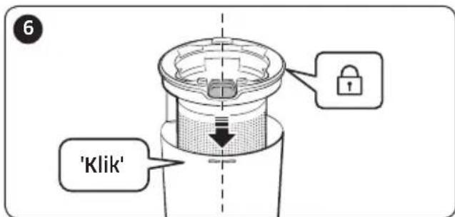 SAMSUNG Jet 70 light - De stofopvangbak legen en schoonmaken - 7