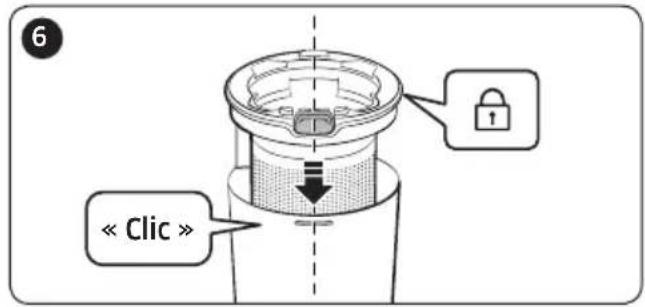 SAMSUNG Jet 75 elite - Vider et nettoyer le réservoir de poussière - 7