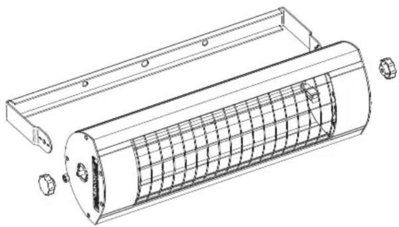 Etherma Solamagic SM1400ZSNA - Pour les radiateurs thermiques avec une attache en forme d'étrier - 1