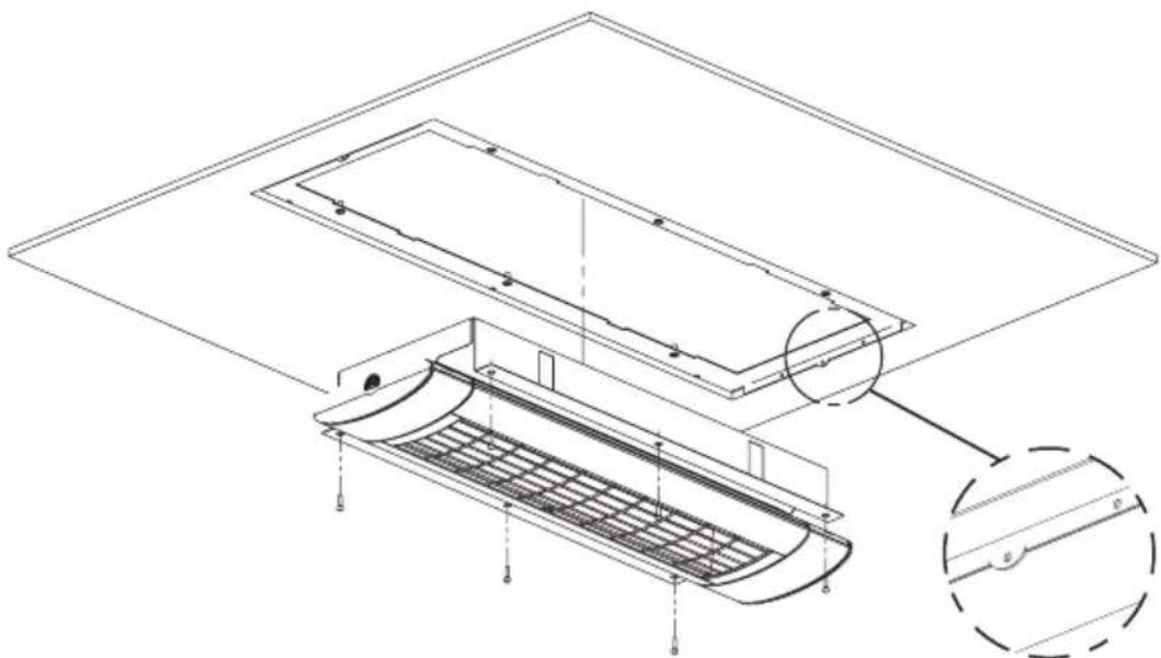 Etherma Solamagic SMD32000DENA - Passo 2: Montare l'apparecchio nello spazio di montaggio - 1