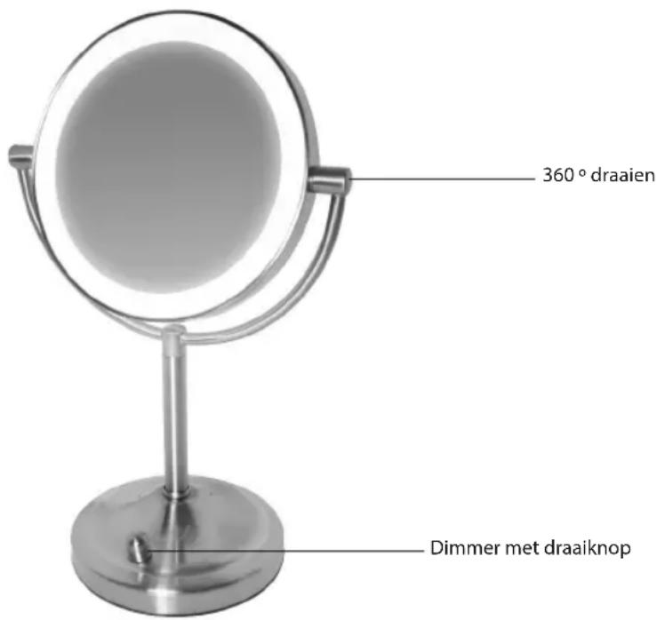 HOMEDICS MIR8150EU - KENMERKEN VAN DE ILLUMINATED BEAUTY MIRROR - 1
