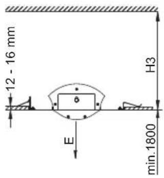 12 - 16 mm H3 E min.1800