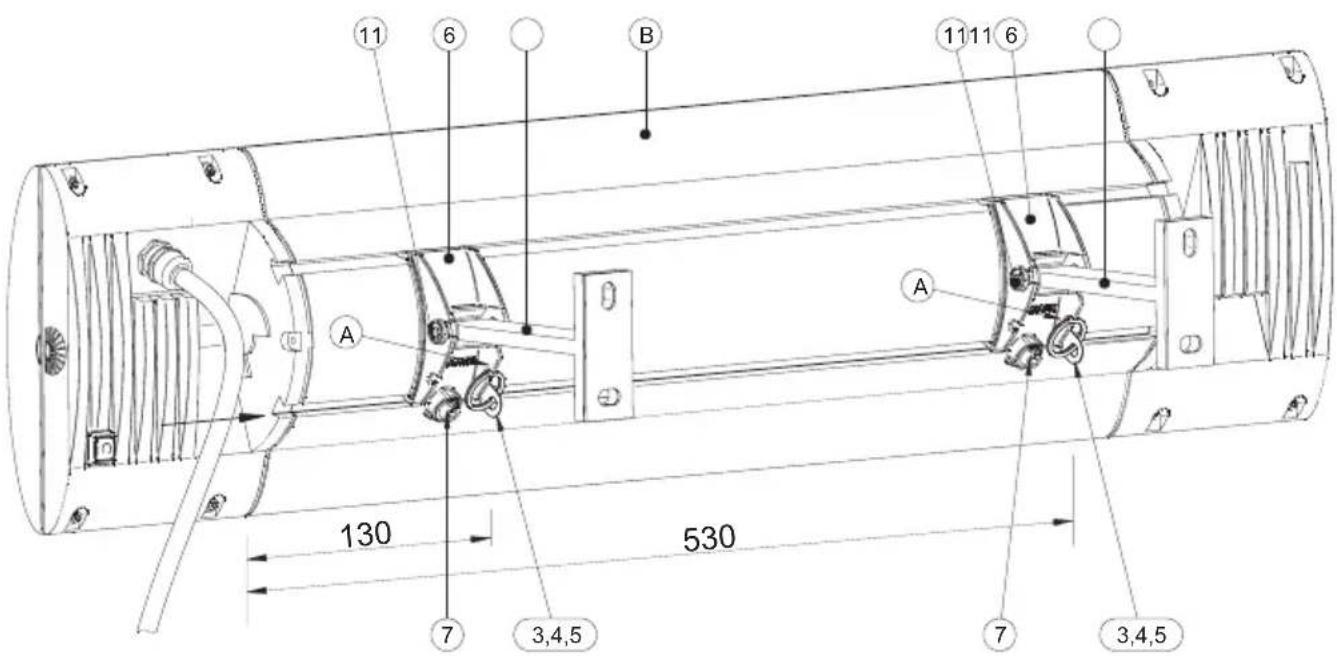 Etherma Solamagic SMD22000ARCW - Trin 3: Montering af radiator på T-holder - 1