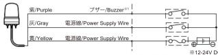 PATLITE SL15M2KTNG - ■配線例 / Wiring Example - 6