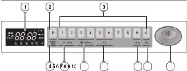 SAMSUNG MJ26A6093AT - BEDIENINGSPANEEL - 1