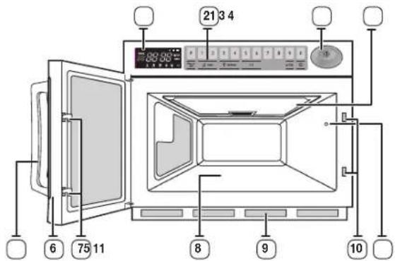 SAMSUNG MJ26A6053AT - KUCHENKA MIKROFALOWA - 1