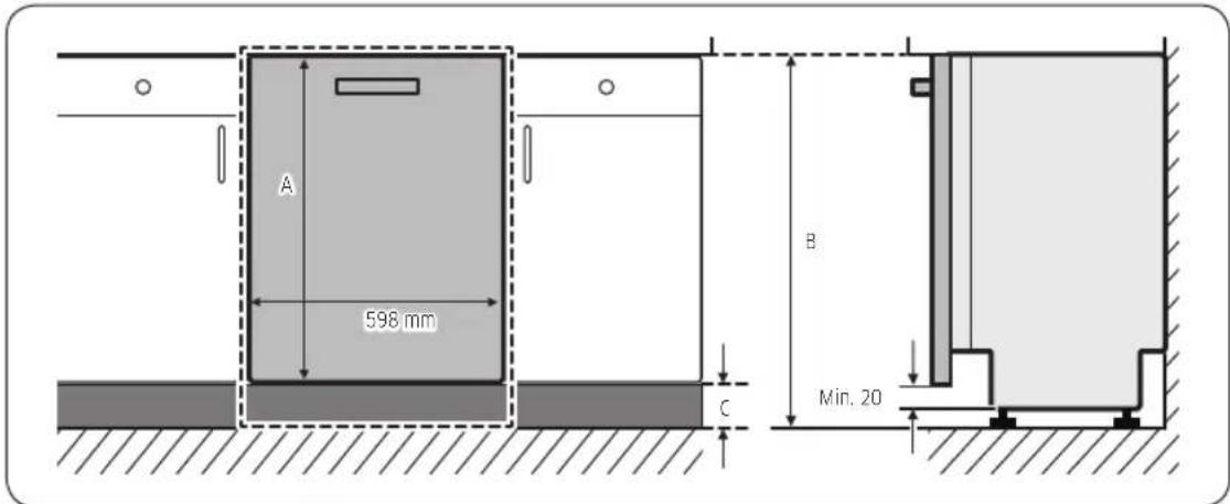SAMSUNG DW60A8050US - FBI-modellen (FBI-sleepdeur, DW60A80\*\*IB) - 1